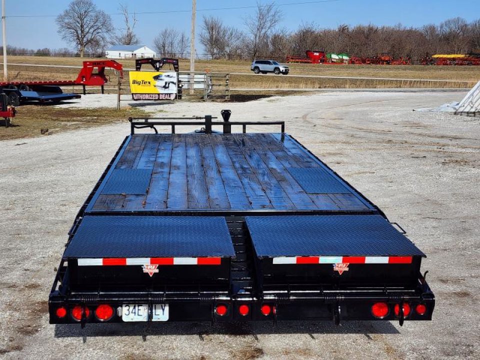 Used 2020 PJ Trailers 102X24 DECKOVER W / MAX RAMPS - RENTAL BILLINGS - NOT FOR SALE