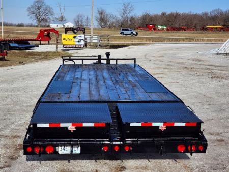 Used 2020 PJ Trailers 102X24 DECKOVER W / MAX RAMPS - RENTAL BILLINGS - NOT FOR SALE
