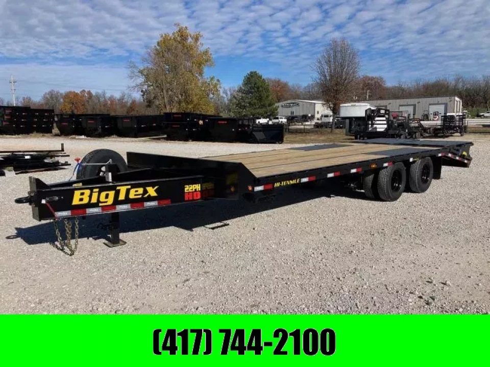 New 2025 Big Tex Trailers 102X30 TANDEM 23.9K DECKOVER PINTLE W/ MAX RAMPS