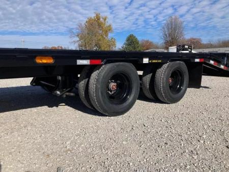 New 2025 Big Tex Trailers 102X30 TANDEM 23.9K DECKOVER PINTLE W/ MAX RAMPS