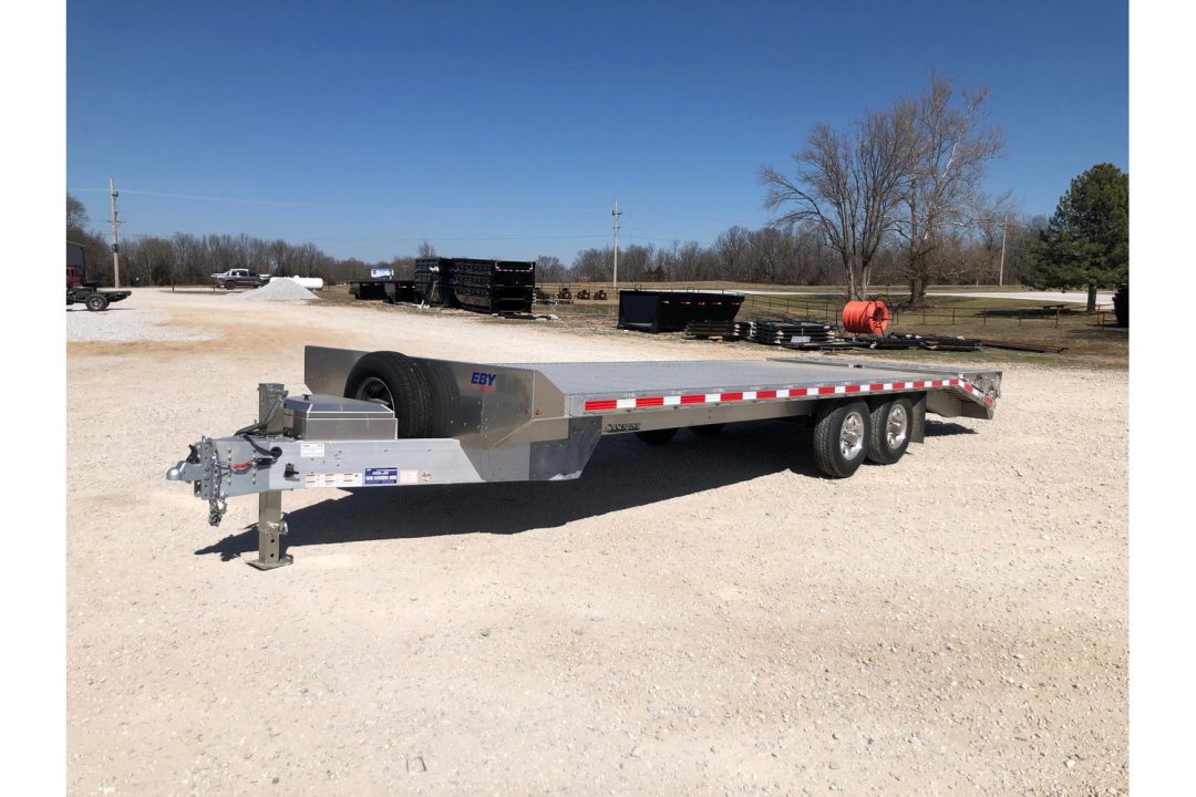 Used 2025 EBY 102x24.5 TANDEM 14K DECK OVER W / MAX RAMPS