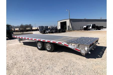 Used 2025 EBY 102x24.5 TANDEM 14K DECK OVER W / MAX RAMPS