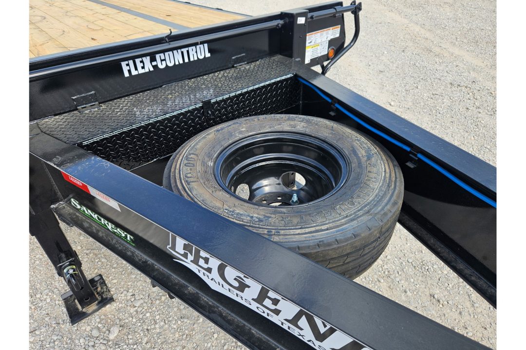 New 2026 Legend 102X25 TANDEM LO-PRO FLATBED PINTLE W/ 12K AXLES MAX RAMPS & 14PLY TIRES