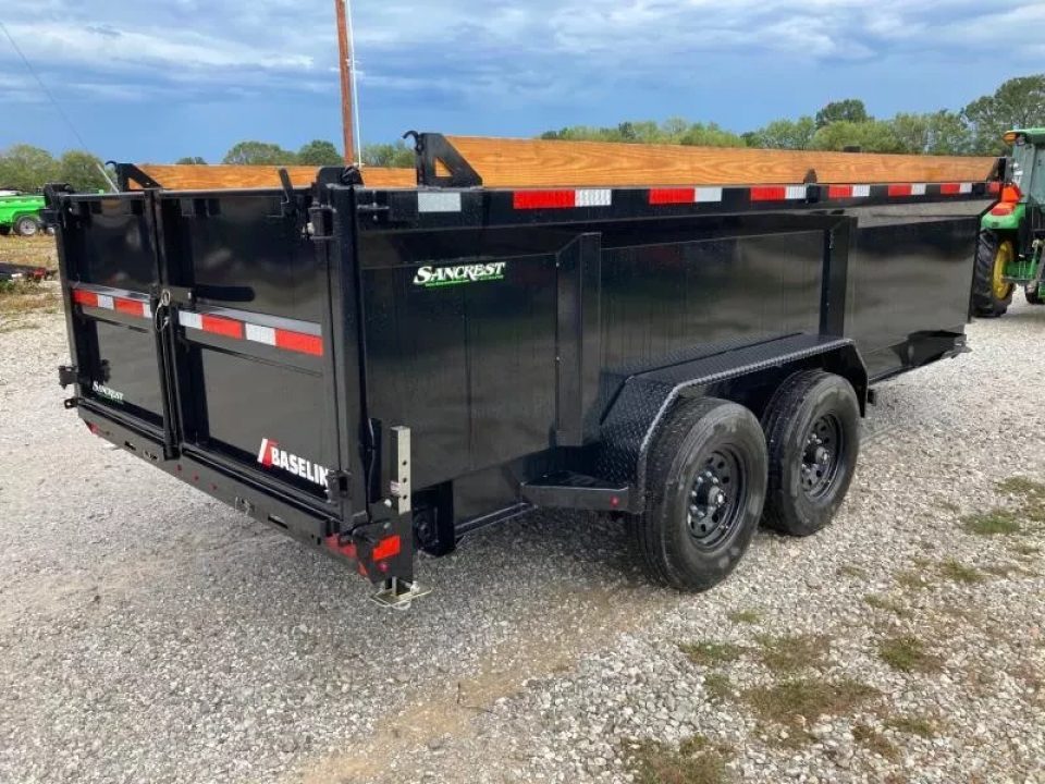 New 2025 Baseline by Diamond C 82X16 TANDEM 16K TELESCOPIC DUMP WITH 3' SIDES, 14 PLY TIRES AND SLIDE IN RAMPS