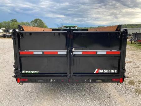 New 2025 Baseline by Diamond C 82X16 TANDEM 16K TELESCOPIC DUMP WITH 3' SIDES, 14 PLY TIRES AND SLIDE IN RAMPS