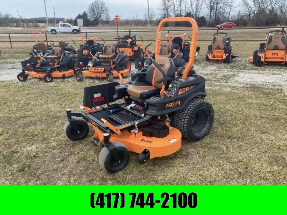 New 2026 Scag Power Equipment PATRIOT Z W/ 61' DECK & 23HP KAWASAKI MOTOR