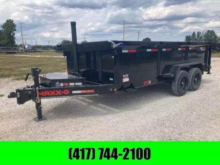New 2026 MAXX-D 83X16 TANDEM 16K TELESCOPIC DUMP W/ 3' SIDES, SLIDE IN RAMPS & 7GA FLOOR