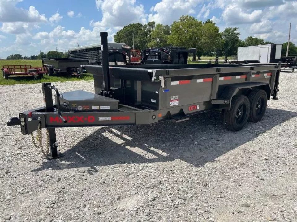 New 2026 MAXX-D 83x14 Tandem 17.5K Telescopic Dump w/ 7 Gauge Floor & Tuff Wireless