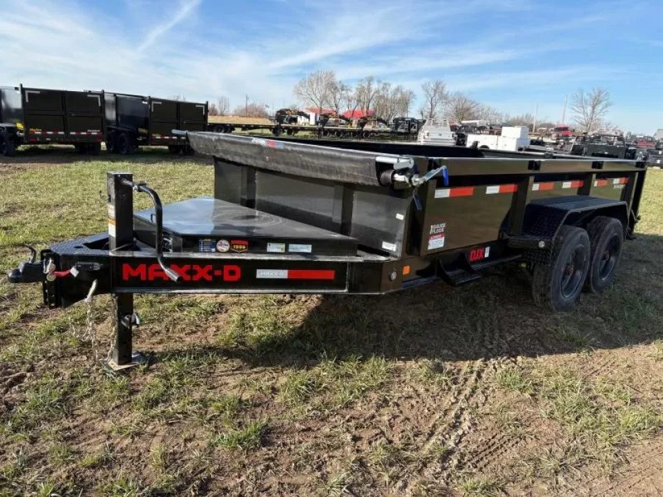 New 2026 MAXX-D 83x14 17.5K Dump Trailer W/ 2' Sides & Wireless Remote