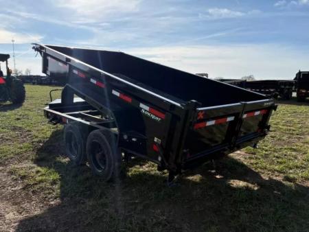 New 2026 MAXX-D 83x14 17.5K Dump Trailer W/ 2' Sides & Wireless Remote
