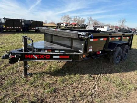 New 2026 MAXX-D 83x14 17.5K Dump Trailer W/ 2' Sides & Wireless Remote