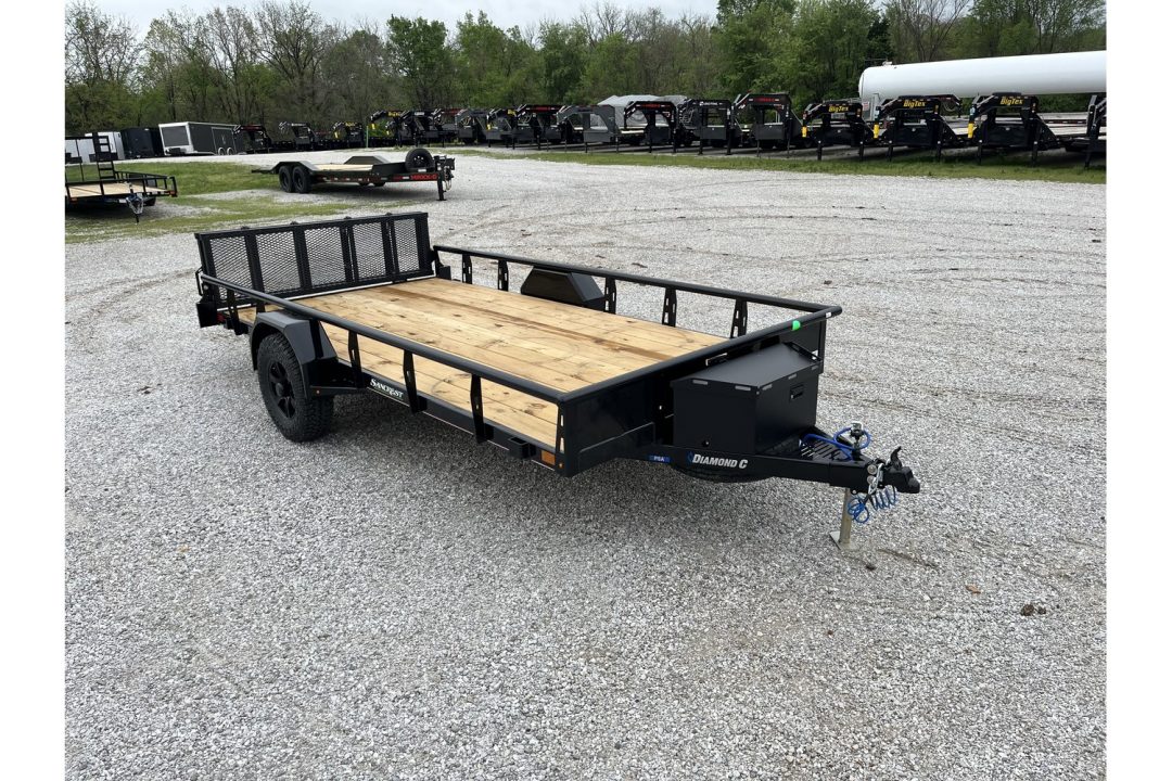 New 2026 Diamond C 83x14 6K PSA106 VENTURE SERIES UTILITY W/ BI FOLD GATE