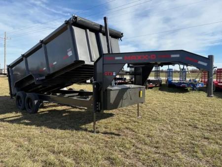 New 2026 MAXX-D 83x16 Tandem 18K GN Telescopic Dump Trailer W/ Hydro Jacks