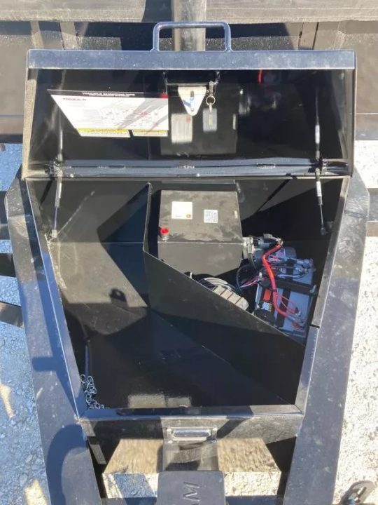 New 2026 MAXX-D 96x14 TANDEM 14K TELESCOPIC DECKOVER DUMP W/ 24" FOLD DOWN SIDES, 14 PLY TIRES & SLIDE IN RAMPS