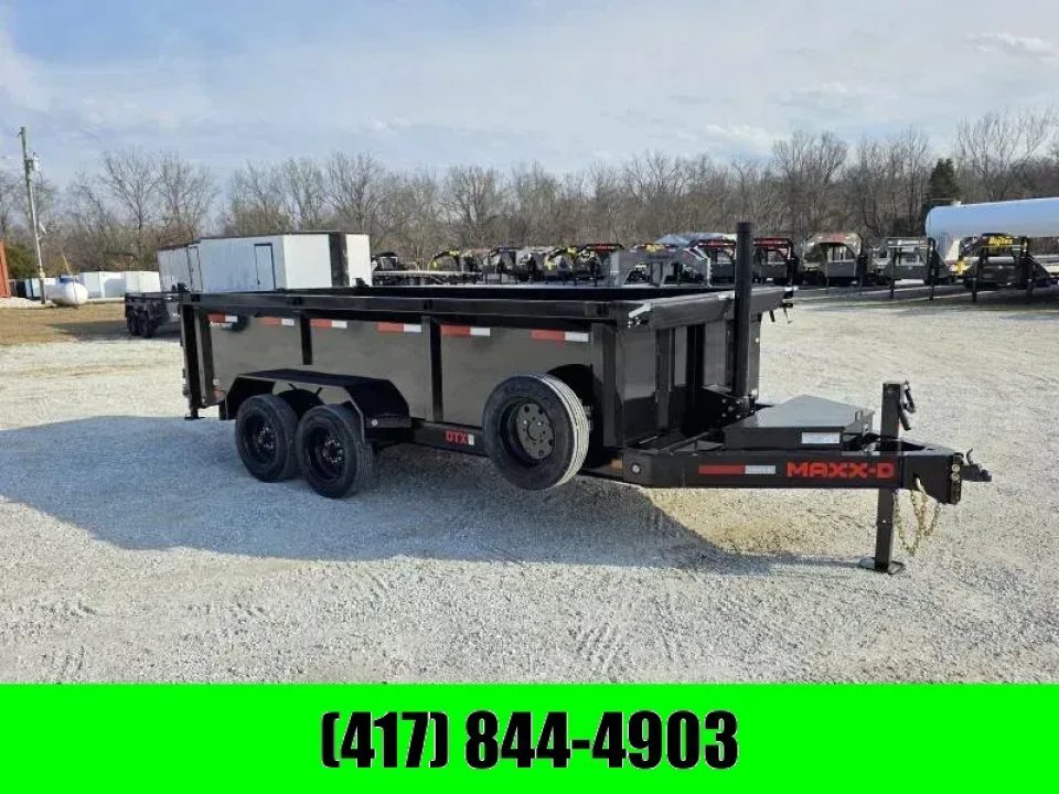 New 2026 MAXX-D 83x16 Tandem 16K Dump w/ 3' Sides, 7 Gauge Floor, & Spare Tire