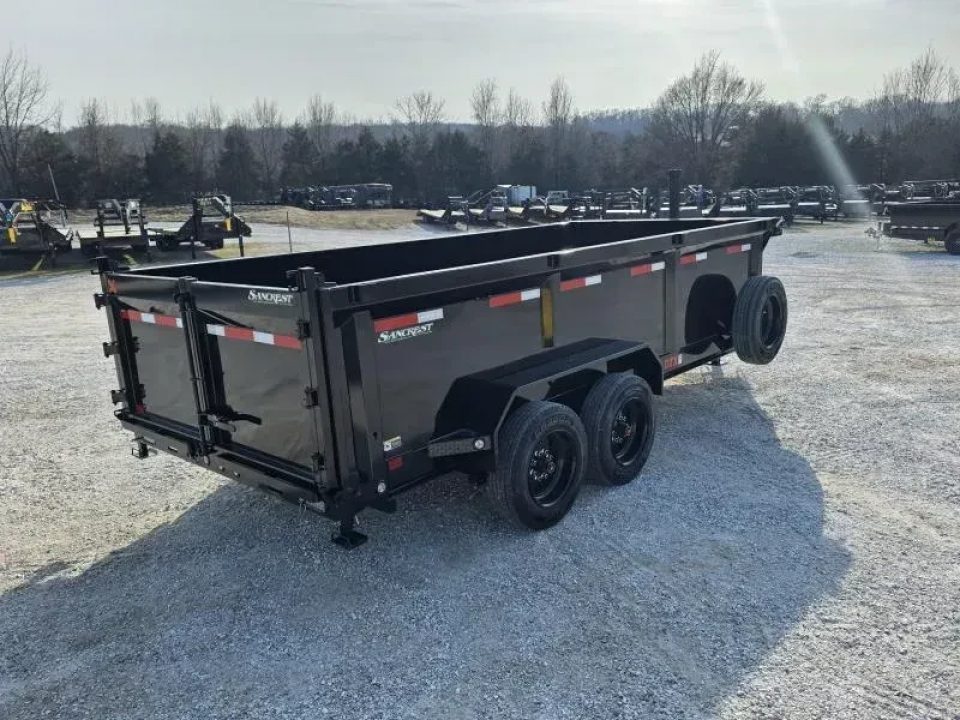 New 2026 MAXX-D 83x16 Tandem 16K Dump w/ 3' Sides, 7 Gauge Floor, & Spare Tire
