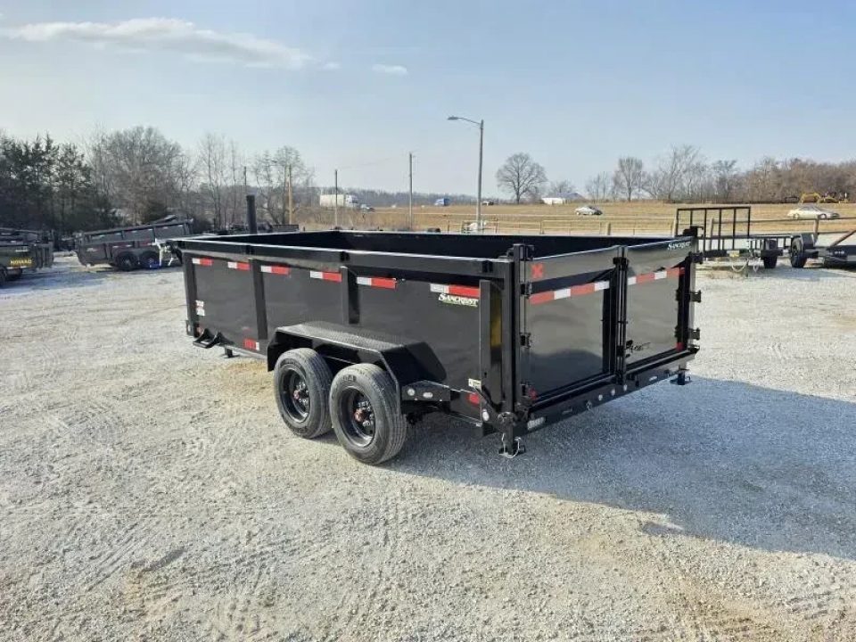New 2026 MAXX-D 83x16 Tandem 16K Dump w/ 3' Sides, 7 Gauge Floor, & Spare Tire