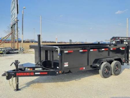 New 2026 MAXX-D 83x16 Tandem 16K Dump w/ 3' Sides, 7 Gauge Floor, & Spare Tire