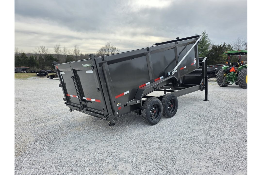 New 2026 MAXX-D DTX TANDEM TELESCOPIC GN DUMP W/ 4' SIDES/ 7GA FLOOR/ 10GA SIDES/ SLIDE IN RAMPS/ 83X16