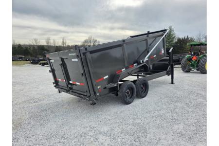 New 2026 MAXX-D DTX TANDEM TELESCOPIC GN DUMP W/ 4' SIDES/ 7GA FLOOR/ 10GA SIDES/ SLIDE IN RAMPS/ 83X16