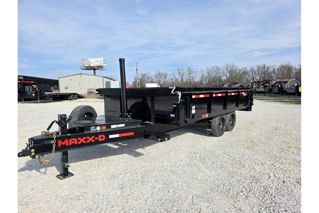 New 2026 MAXX-D D9X TANDEM DECK OVER DUMP W/ 24" FOLD DOWN SIDES/ 7GA FLOOR/ 10GA SIDES/ SLIDE IN RAMPS/ 96X16