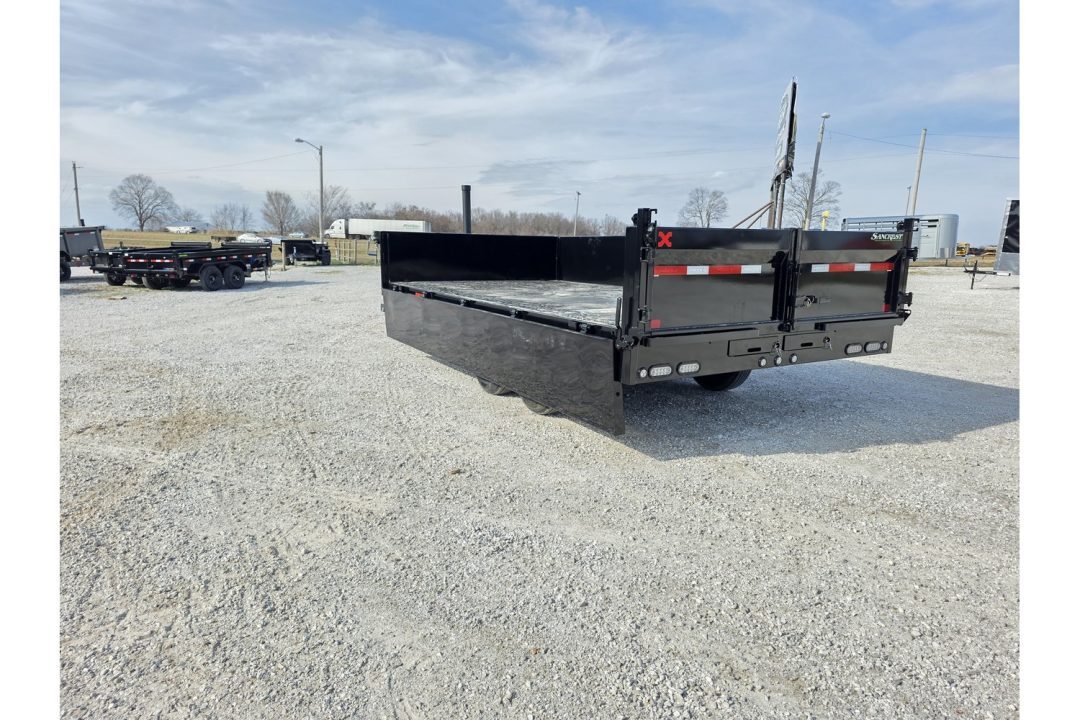 New 2026 MAXX-D D9X TANDEM DECK OVER DUMP W/ 24" FOLD DOWN SIDES/ 7GA FLOOR/ 10GA SIDES/ SLIDE IN RAMPS/ 96X16