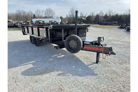 New 2026 MAXX-D D9X TANDEM DECK OVER DUMP W/ 24  FOLD DOWN SIDES/ 7GA FLOOR/ 10GA SIDES/ SLIDE IN RAMPS/ 96X16