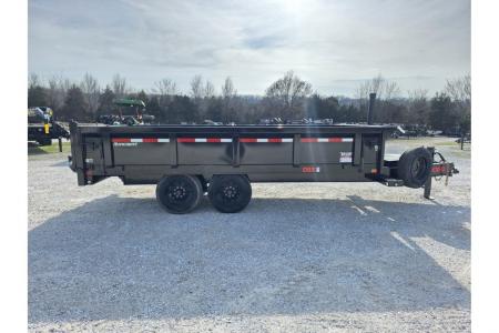 New 2026 MAXX-D D9X TANDEM DECK OVER DUMP W/ 24" FOLD DOWN SIDES/ 7GA FLOOR/ 10GA SIDES/ SLIDE IN RAMPS/ 96X16