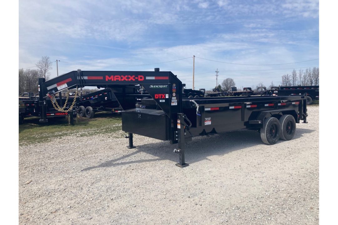 New 2026 MAXX-D 83X16 TANDEM 18K GN TELESCOPIC DUMP W/ 2' SIDES, SLIDE IN RAMPS, 7GA FLOOR & WIRELESS REMOTE