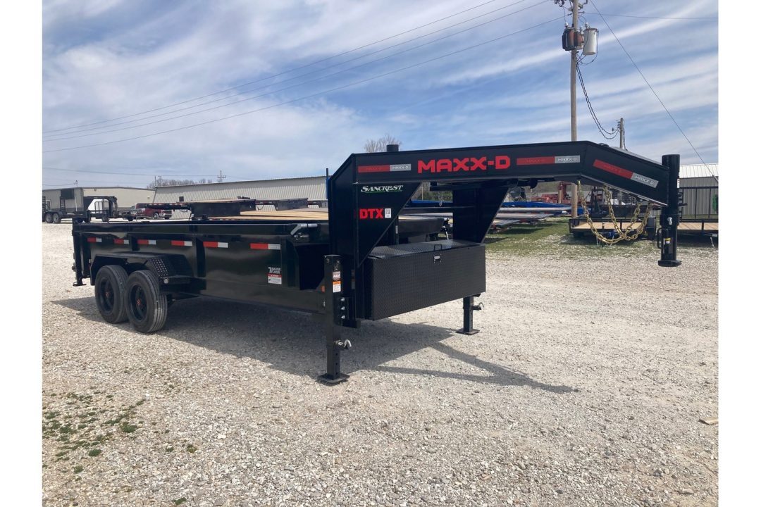 New 2026 MAXX-D 83X16 TANDEM 18K GN TELESCOPIC DUMP W/ 2' SIDES, SLIDE IN RAMPS, 7GA FLOOR & WIRELESS REMOTE