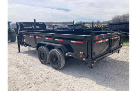 New 2026 MAXX-D 83X16 TANDEM 18K GN TELESCOPIC DUMP W/ 2' SIDES, SLIDE IN RAMPS, 7GA FLOOR & WIRELESS REMOTE
