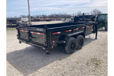 New 2026 MAXX-D 83X16 TANDEM 18K GN TELESCOPIC DUMP W/ 2' SIDES, SLIDE IN RAMPS, 7GA FLOOR & WIRELESS REMOTE