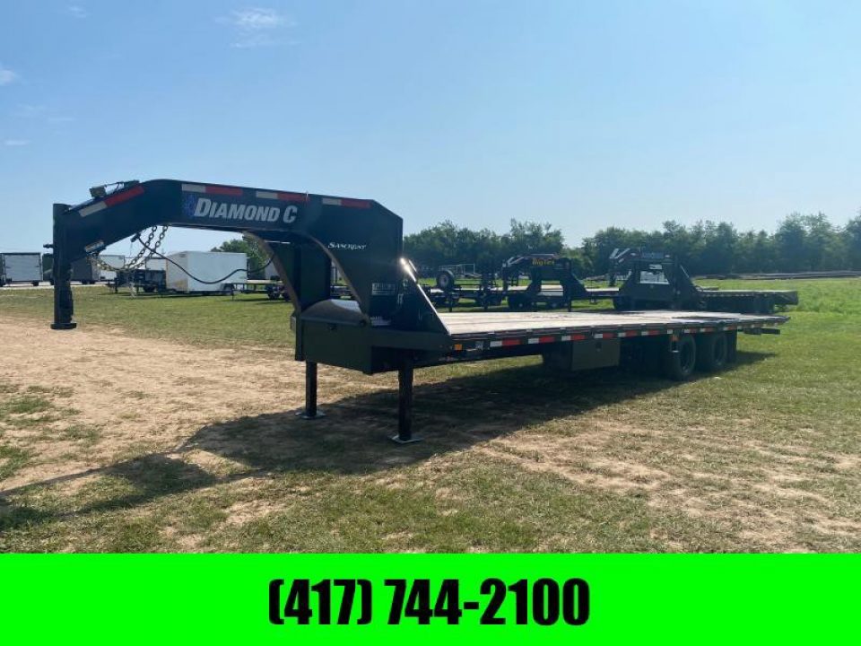 Used 2023 Diamond C Trailers 102X32 FMAX212 TANDEM GOOSENECK HYDROTAIL - BILLINGS RENTAL - NOT FOR SALE
