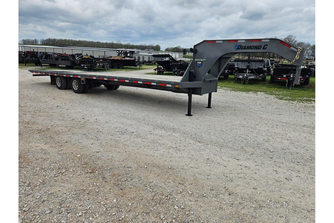 Used 2025 Diamond C Trailers 102X35 FMAX212 PACESETTER W/ALUMINUM OUTERS 12K DISC & 12FT HYDROTAIL