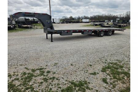 Used 2025 Diamond C Trailers 102X35 FMAX212 PACESETTER W/ALUMINUM OUTERS 12K DISC & 12FT HYDROTAIL