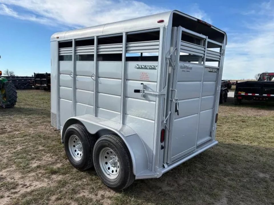 New 2026 Calico Trailers 6x12x6'6 Tandem 7K Stock Trailer