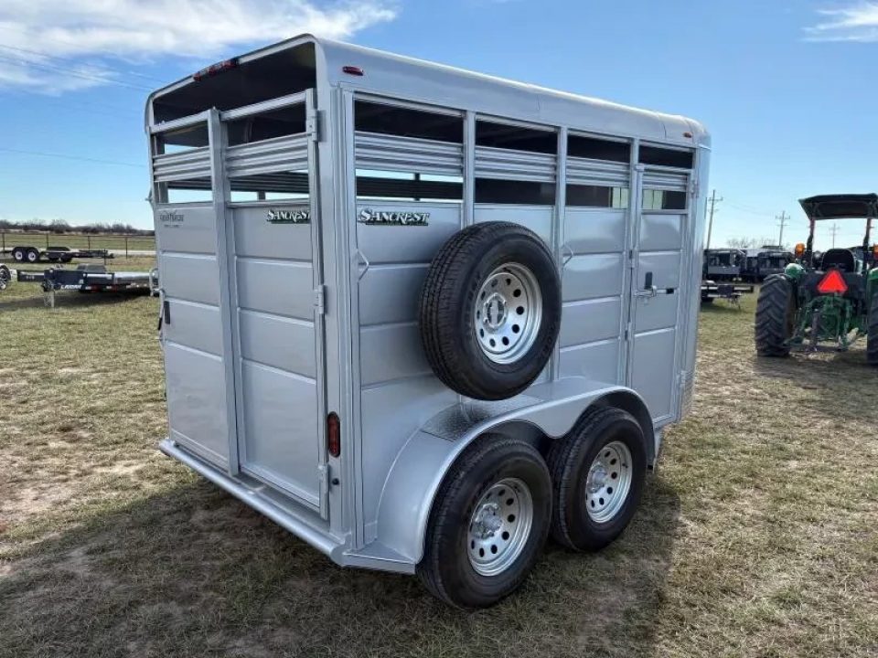 New 2026 Calico Trailers 6x12x6'6 Tandem 7K Stock Trailer