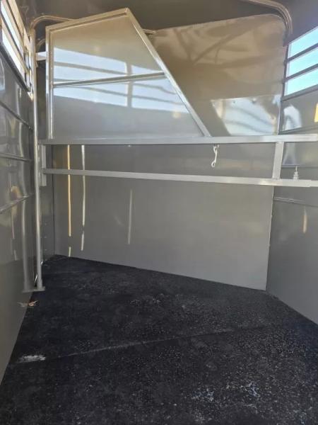 New 2026 Calico Trailers 2 HORSE SLANT 6X12X7' TALL Stock / Stock Combo Trailer