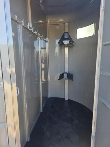New 2026 Calico Trailers 2 HORSE SLANT 6X12X7' TALL Stock / Stock Combo Trailer