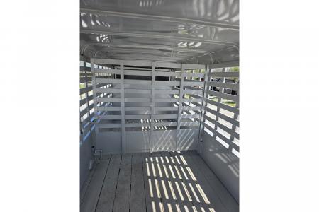 New 2026 Calico Trailers 6'8X24 TANDEM GN RANCH KING LIVESTOCK W/ BRUSH FENDERS/ 2 CUT GATES/