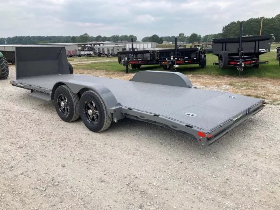 New 2026 Diamond C Trailers 83x20 TANDEM 9.8K CARHAULER W/ SLIDE IN RAMPS, STEEL FLOOR & ROCK SHIELD