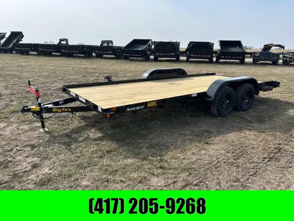 New 2026 Big Tex Trailers 83x18 Tandem 6K Carhauler w/ Slide In Ramps