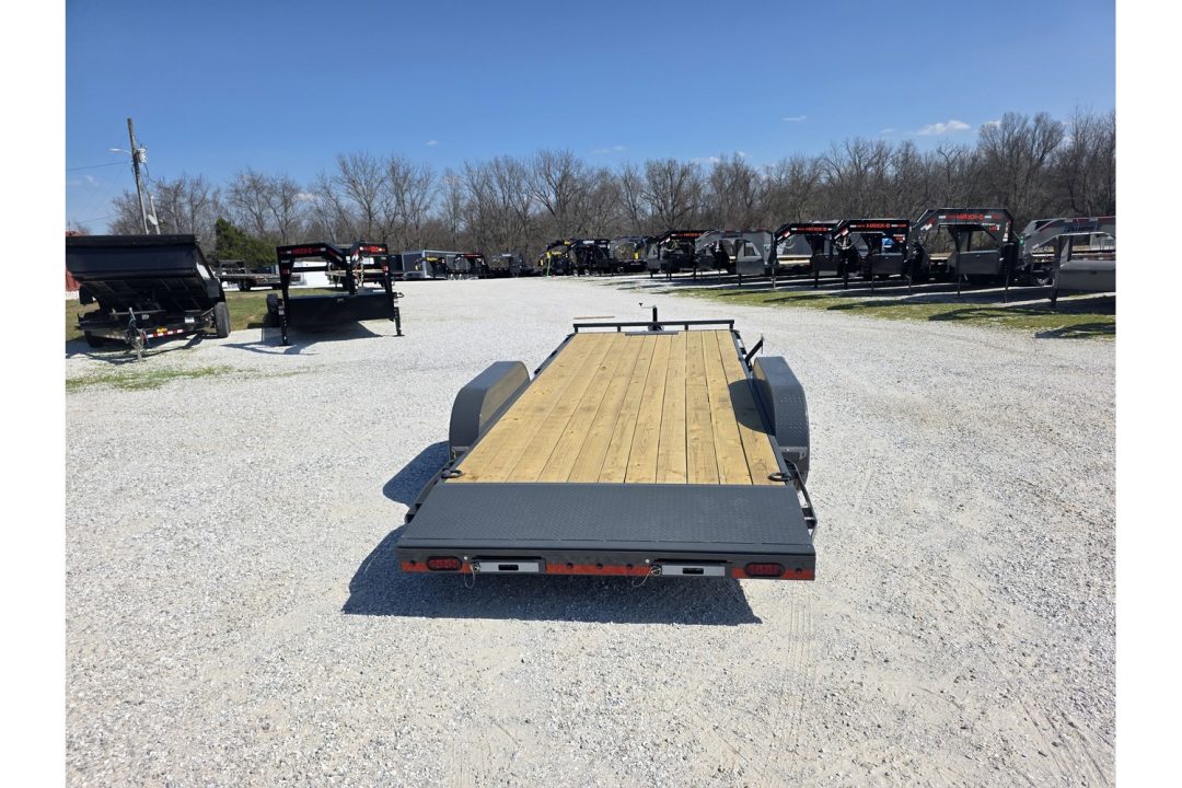 New 2026 Lamar 83X20 TANDEM 10K CAR HAULER W/2' STEEL DOVE & SLIDE OUT RAMPS