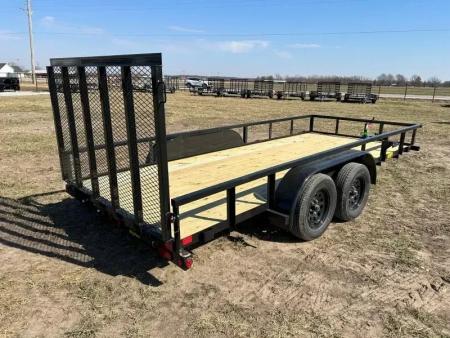 New 2026 Big Tex Trailers 77x16 Tandem 7K Utility w/ 4' Ramp Gate