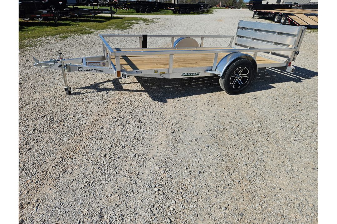 New 2026 Load Trail 77X12 SINGLE 3.5K ALUMINUM UTILITY W/BI-FOLD GATE