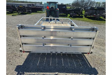 New 2026 Load Trail 77X12 SINGLE 3.5K ALUMINUM UTILITY W/BI-FOLD GATE
