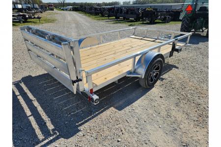 New 2026 Load Trail 77X12 SINGLE 3.5K ALUMINUM UTILITY W/BI-FOLD GATE