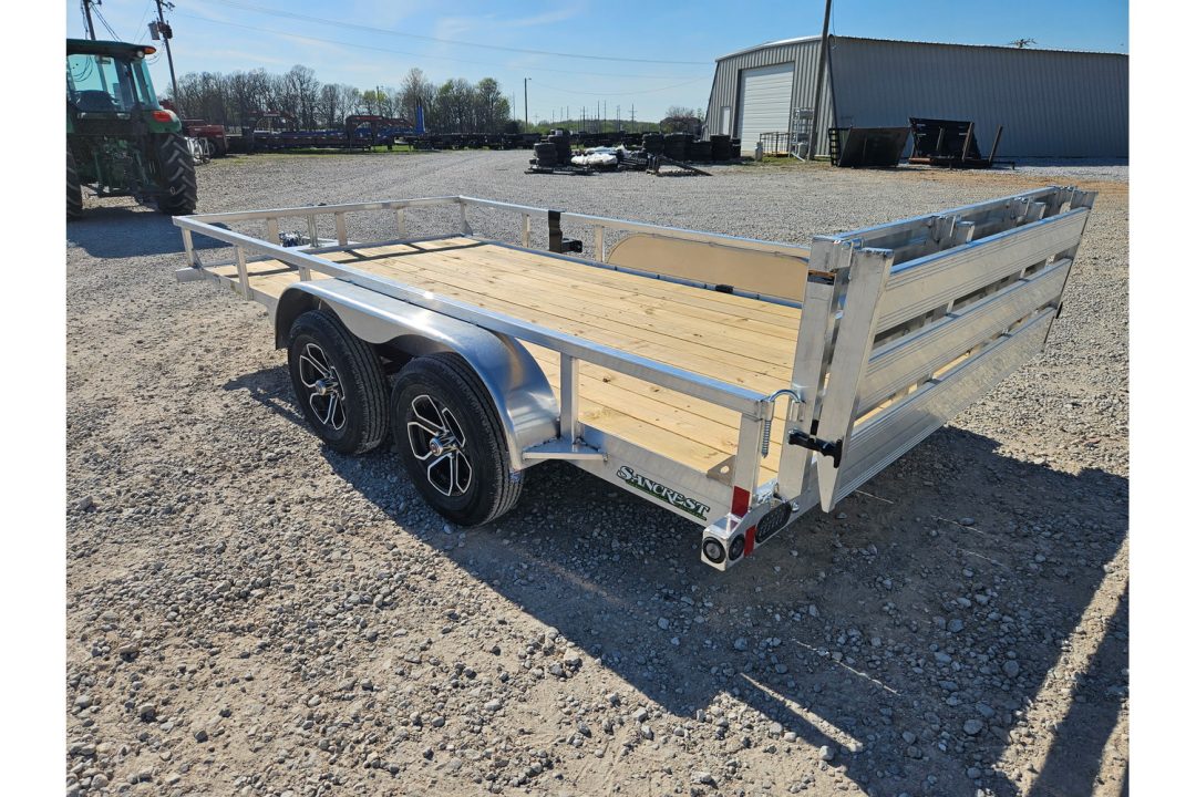 New 2026 Load Trail 83X14 TANDEM 7K ALUMINUM UTILITY W/ BI-FOLD GATE