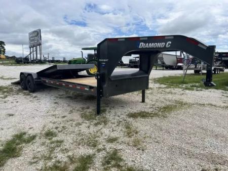 New 2025 Diamond C Trailers 82x26 20K Diamond C HDT210 Gravity Tilt w/ 17.5 Wheels and Tires