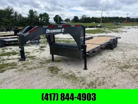 New 2025 Diamond C Trailers 82x26 20K Diamond C HDT210 Gravity Tilt w/ 17.5 Wheels and Tires